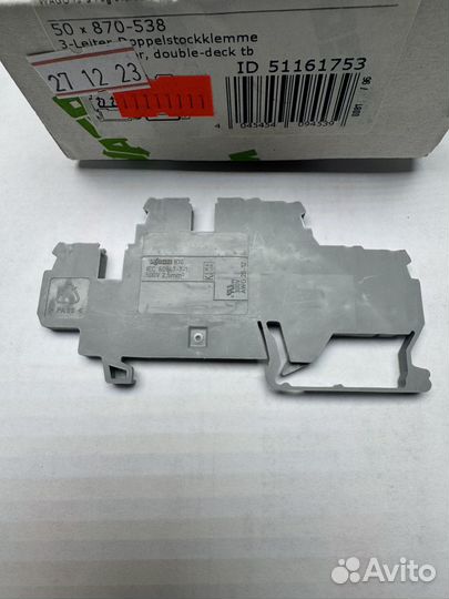 6 проводные проходные клеммы wago