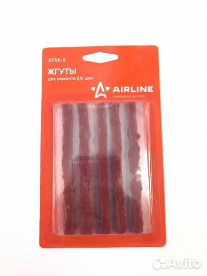 Набор для ремонта бескамерных шин (жгуты 10 шт в б