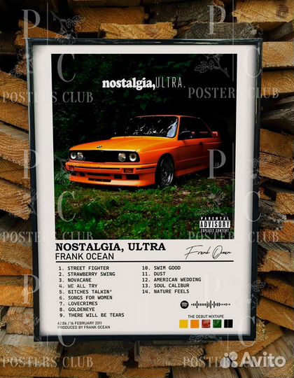 Постер Frank Ocean - Nostalgia, Ultra