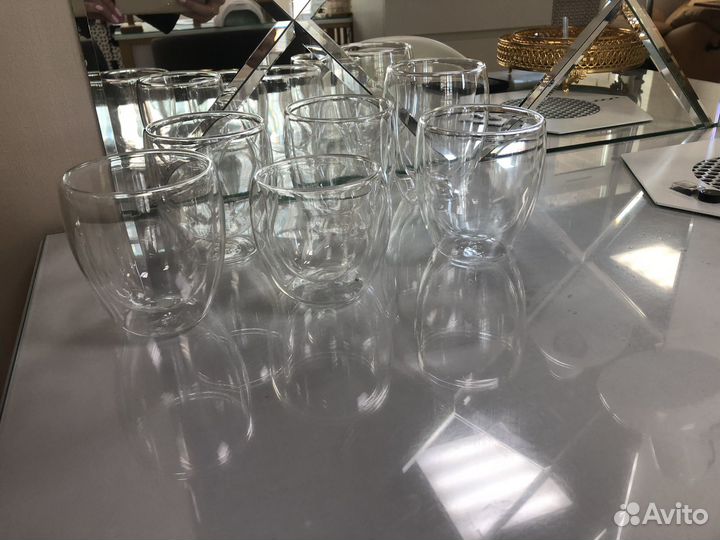 Стаканы с двойными стенками