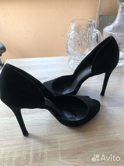 Туфли женские, замшевые, 37р