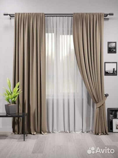 Шторы,8 цветов Блэкаут