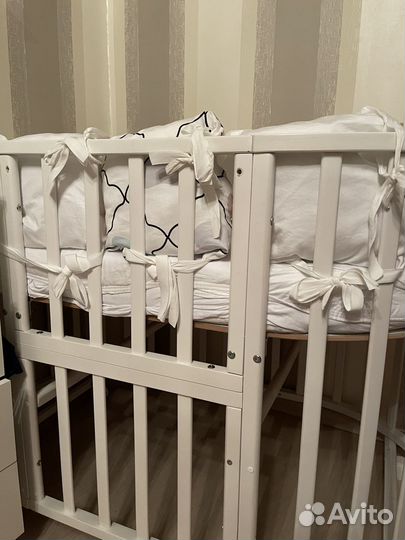 Детская овальная кроватка