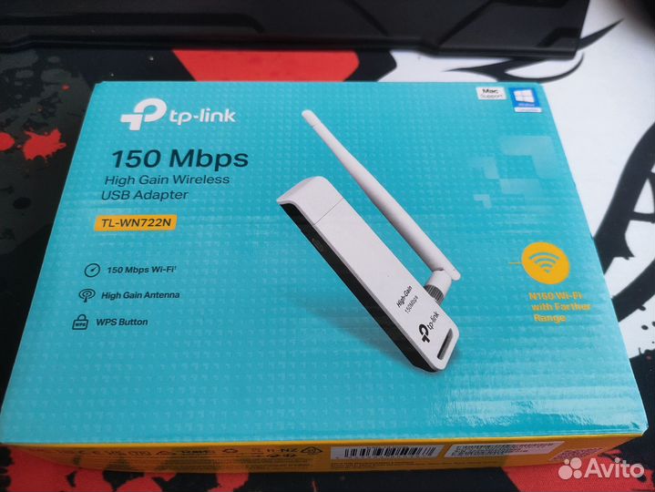Wi-Fi адаптер TP-link TL-WN722N