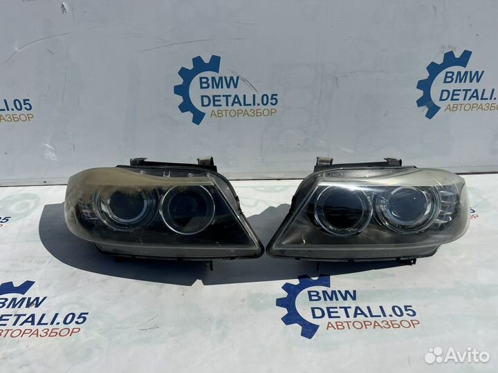 Передние фары BMW E90 рестайлинг