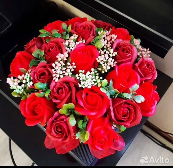 Подарок жене цветы мыльные