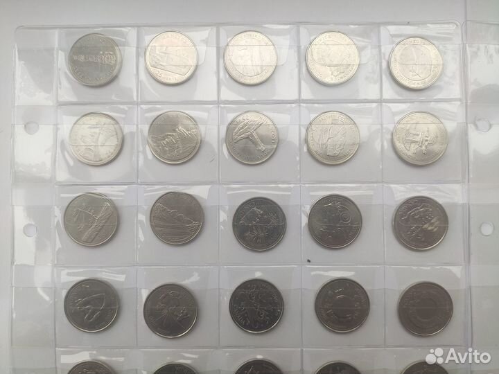 Коллекция юбилейных монет Канады Всего 53 шт
