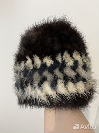 Шапка норковая женская бу