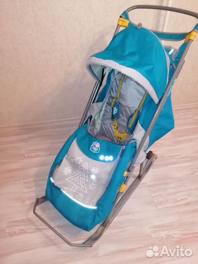 Санки коляска nika