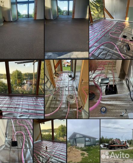 Полусухая стяжка пола