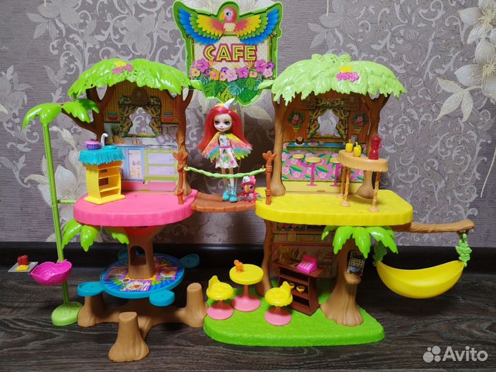 Набор Джунгли-кафе с куклой