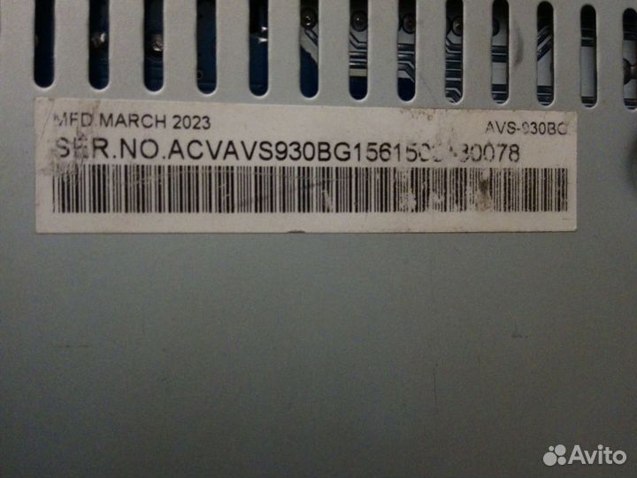 Магнитола pioneer ACV