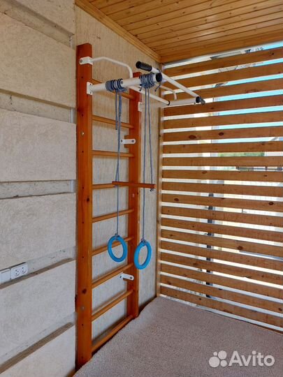 Детская шведская стенка с турником