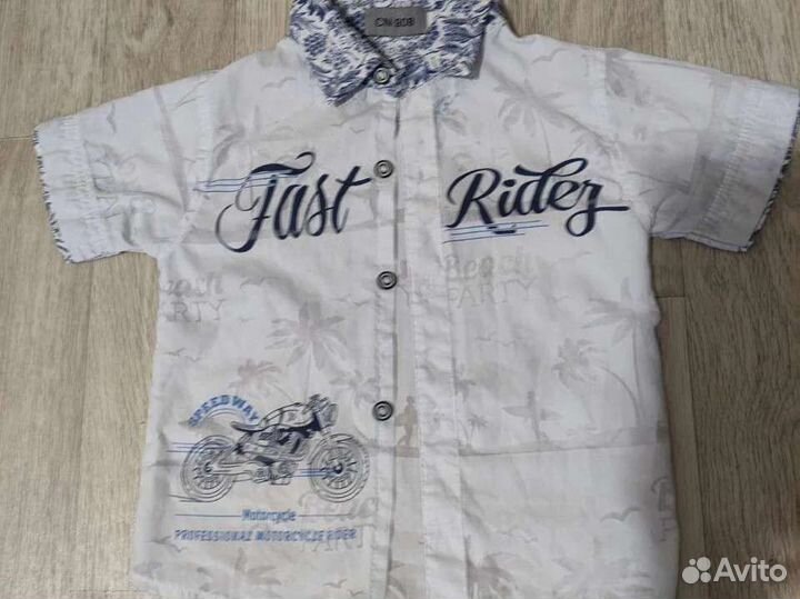 Детские рубашки и шорты 122