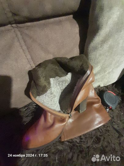 Сапоги женские натуральная кожа