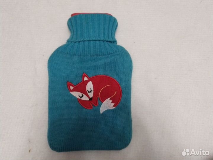 Грелка в вязаном чехле 