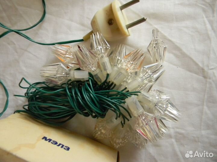 Ёлочная электрогирлянда СССР