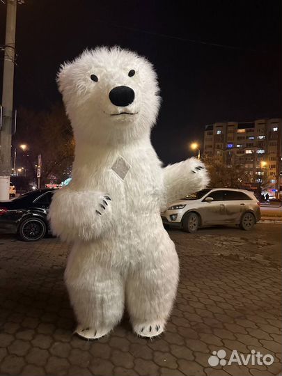 Белый мишка поздравление