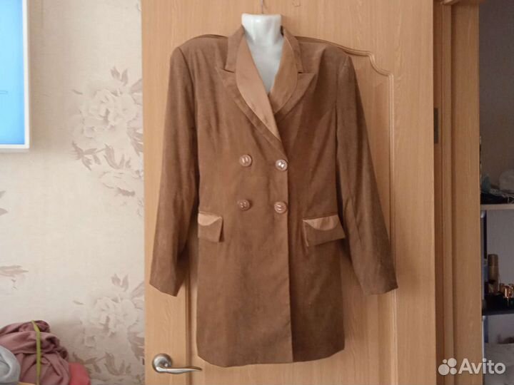 Новый, удлинённый пиджак на подкладе р 54-56
