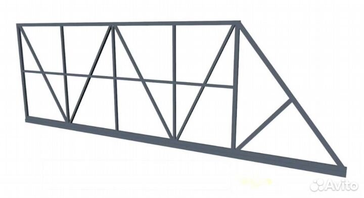 Каркас откатных ворот