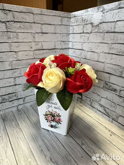 Мыльные розы. Подарок на 8 Марта