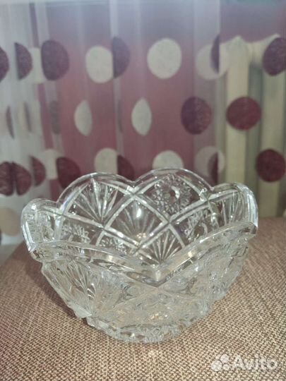 Салатники хрустальные