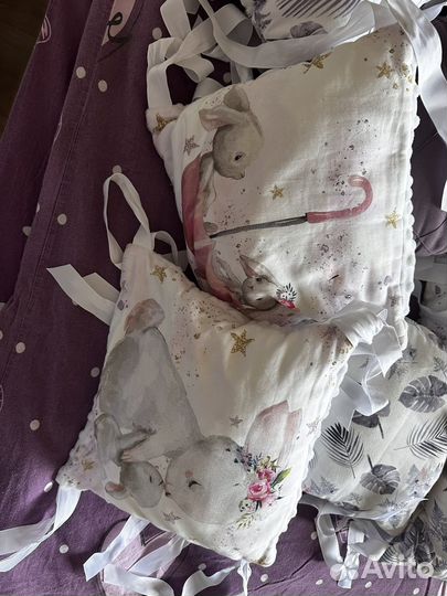 Бортики в кроватку