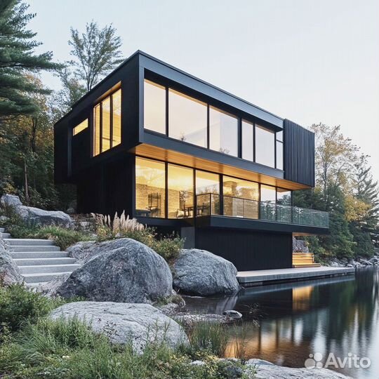 Каркасный дом Под ключ проект Идилия 130м2