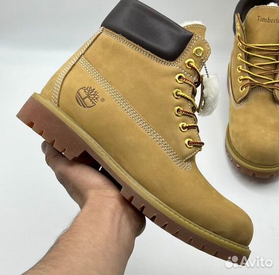 Теплые Timberland с мехом