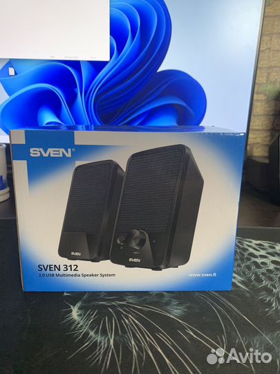 Компьютерные колонки sven 312