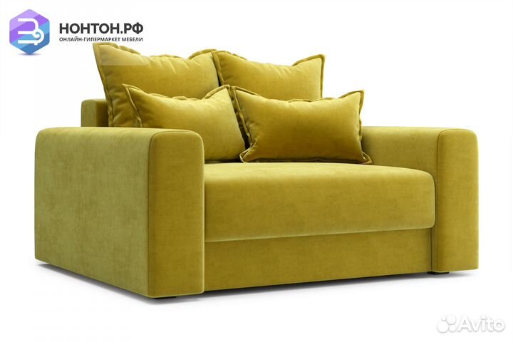 Кресло тик-так Омега горчичное