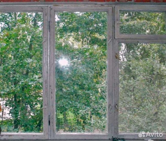 Деревянные окна со стеклопакетом бу