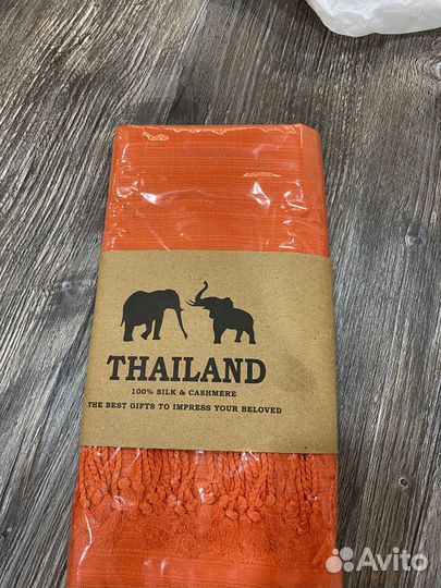 Палантин новый шелковый Тайланд
