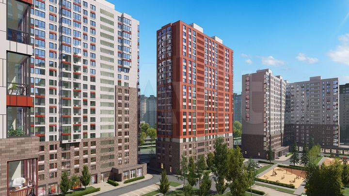 2-к. квартира, 37,1 м², 5/22 эт.
