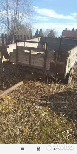 Телега одноосная под трактор