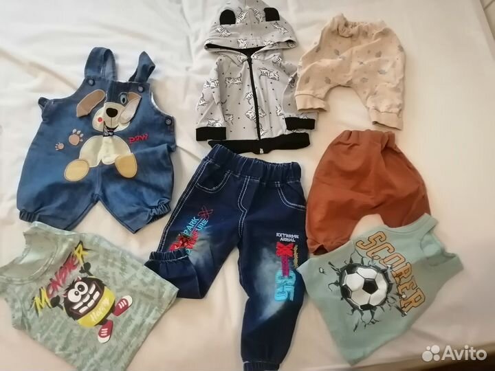 Одежда пакетом для мальчика с 62 примерно до 80