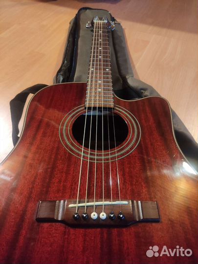 Электроакустическая гитара washburn d10cemtwr