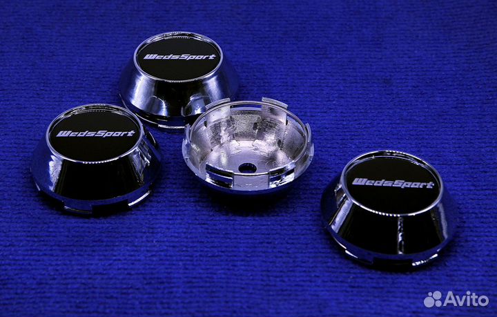 Комплект колпачком диска Weds Sport Japan черный