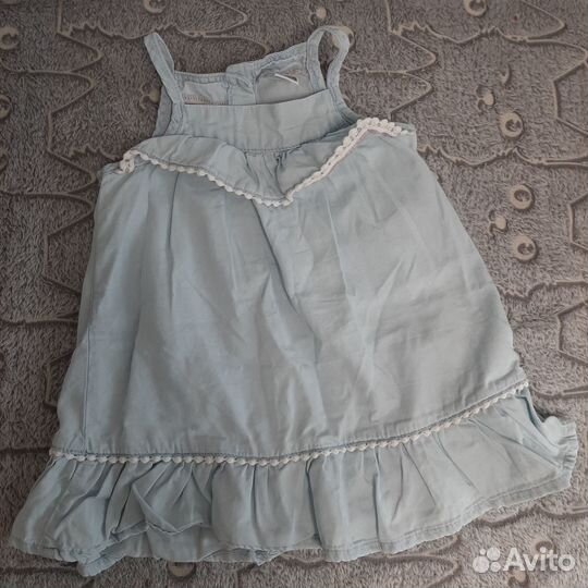 Летние вещи на девочку 12-18 мес