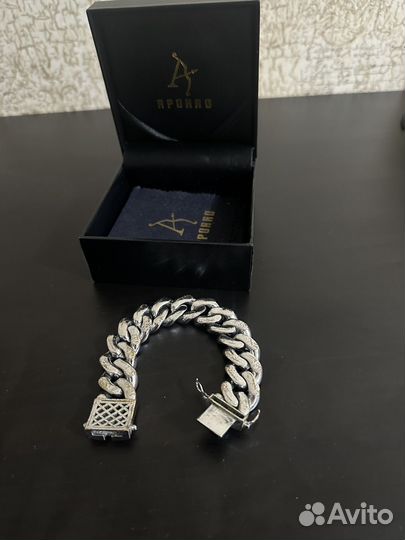 Браслет Aporro с позолотой и фианитами