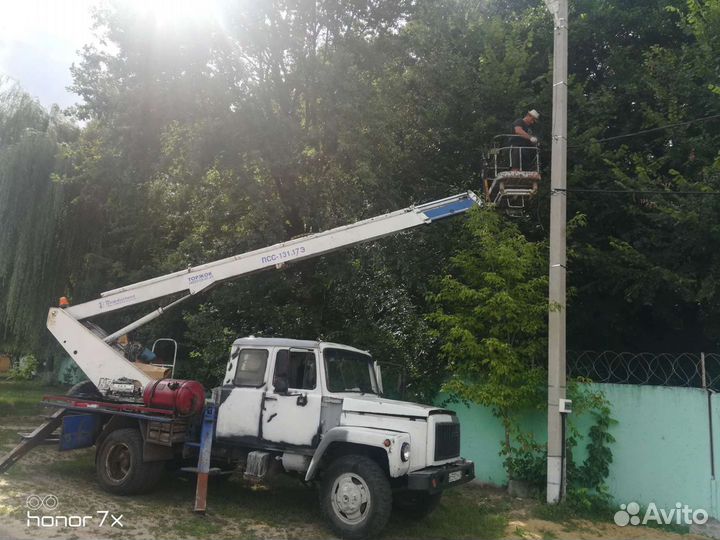 Электрик. Протяжка сип монтаж жб опор