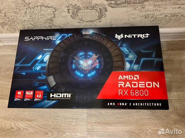 Видеокарта Sapphire AMD Radeon RX 6800 nitro+