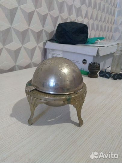 Сахарница-икорница(мельхиор)