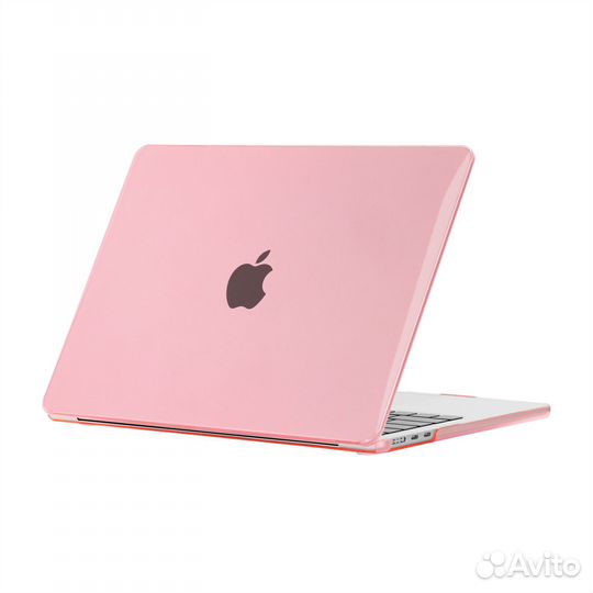 Чехол для MacBook Air 13 2018-2021 глянец розовый