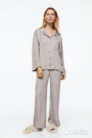 Атласная пижама H&M