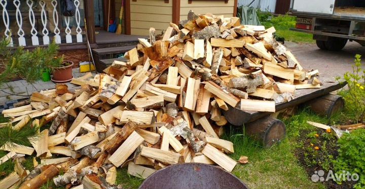 Дрова Ольха навалом от производителя любого объема