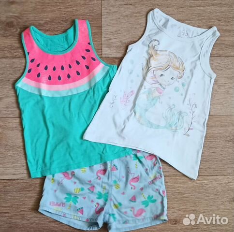 Детские вещи пакетом для девочек 116 122