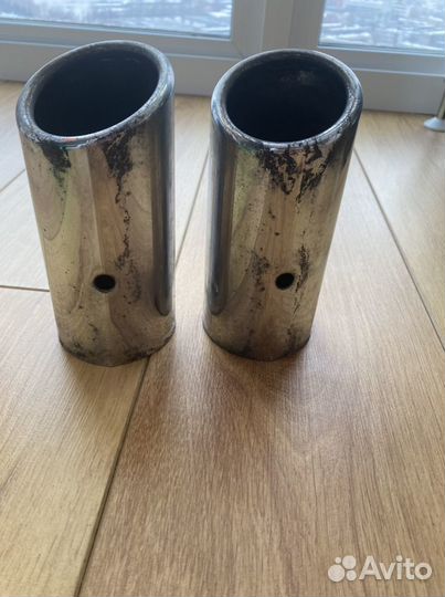 Спортивные насадки выхлопной системы для Audi A3 8