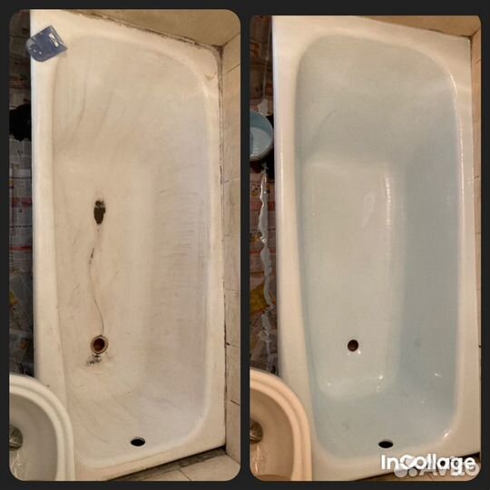 Реставрация ванн жидким акрилом