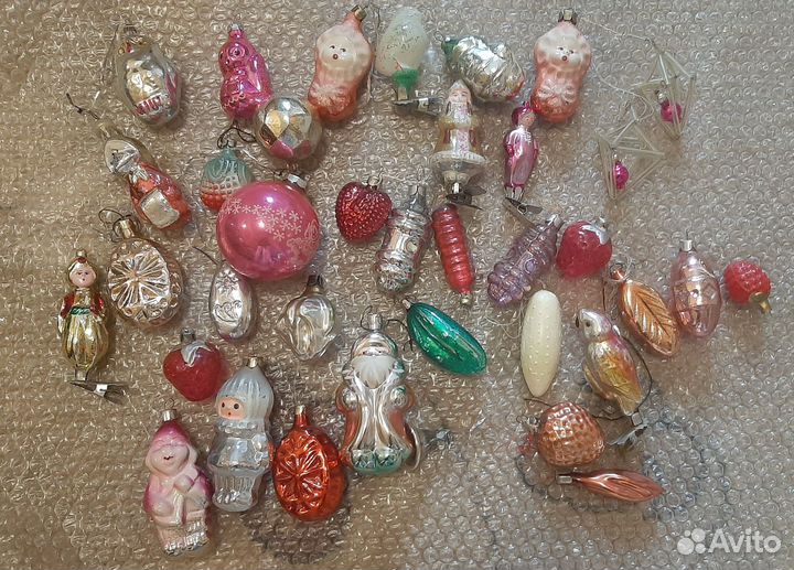 Елочные игрушки СССР одним лотом